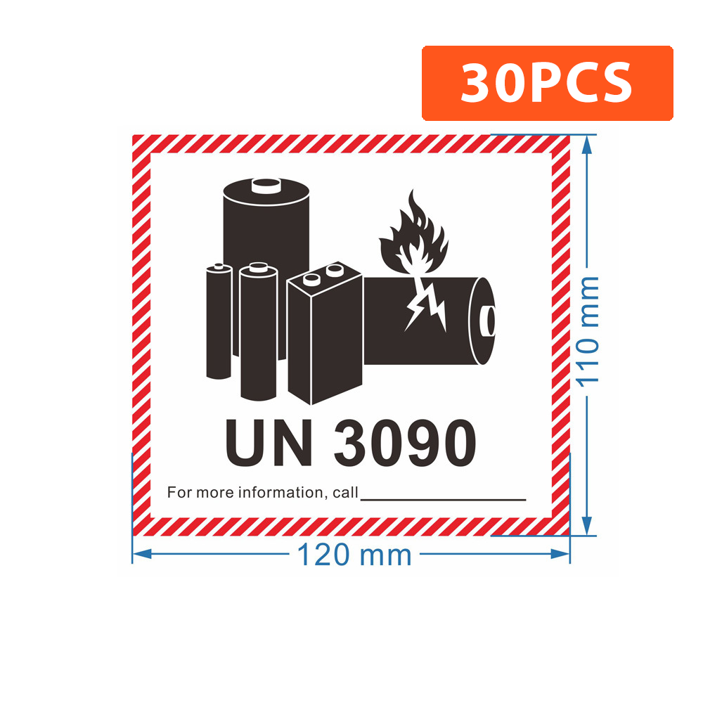 Lithium Battery Sticker UN Shipping Labels sticker 12*11cm