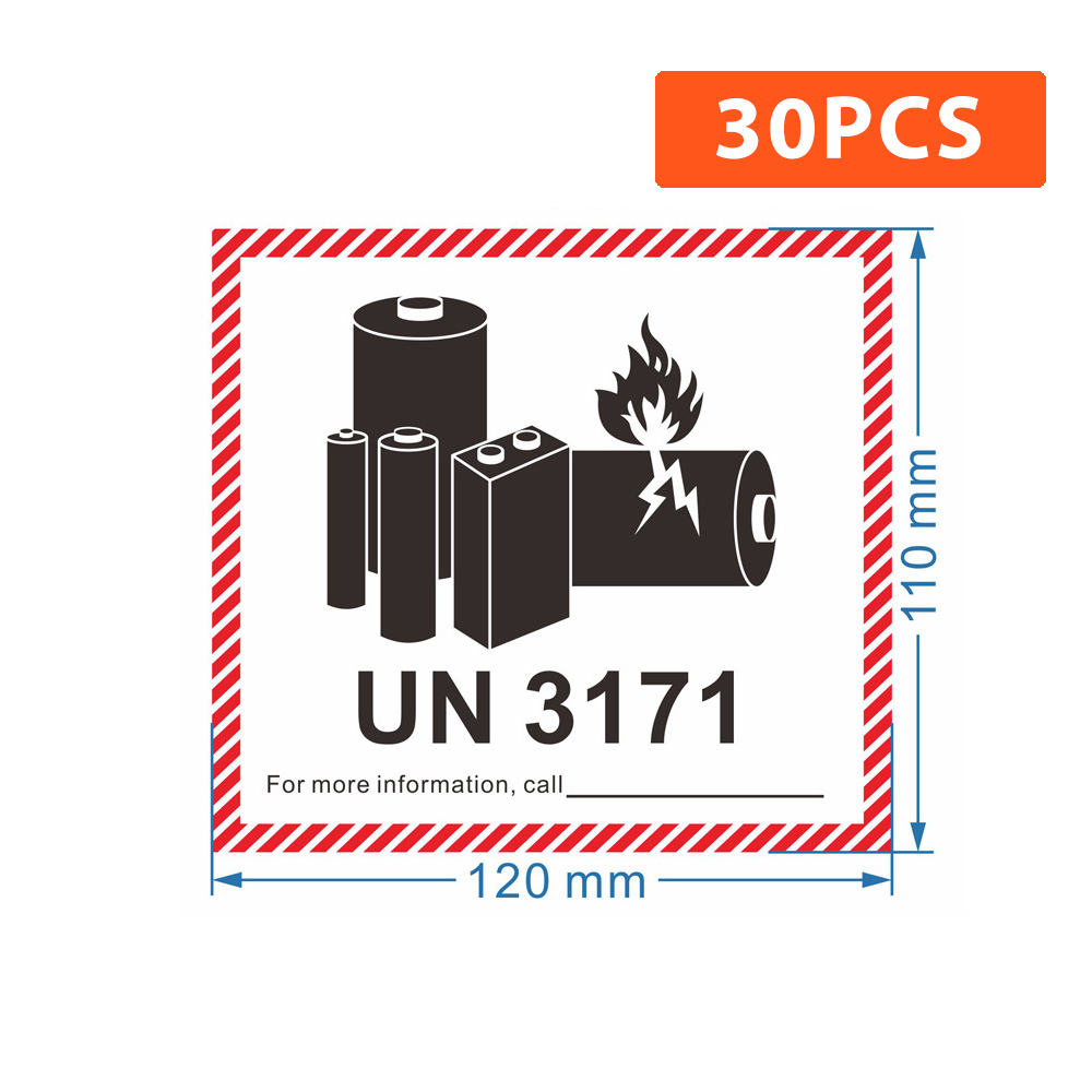 Lithium Battery Sticker UN Shipping Labels sticker 12*11cm