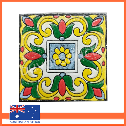 Home Deco Retro Vintage Antique Tiles 3D Bathroom Kitchen Dining Room