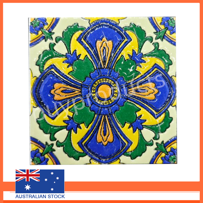 Home Deco Retro Vintage Antique Tiles 3D Bathroom Kitchen Dining Room