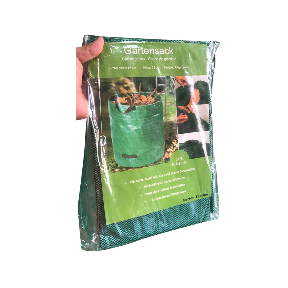 120L Large Garden Waste Bag Lawn Garden Leaf Grass Reusable Duty Rubbish Bag