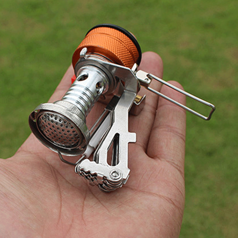 Portable Outdoor Picnic Gas Burner Foldable Camping Split Mini Steel Stove