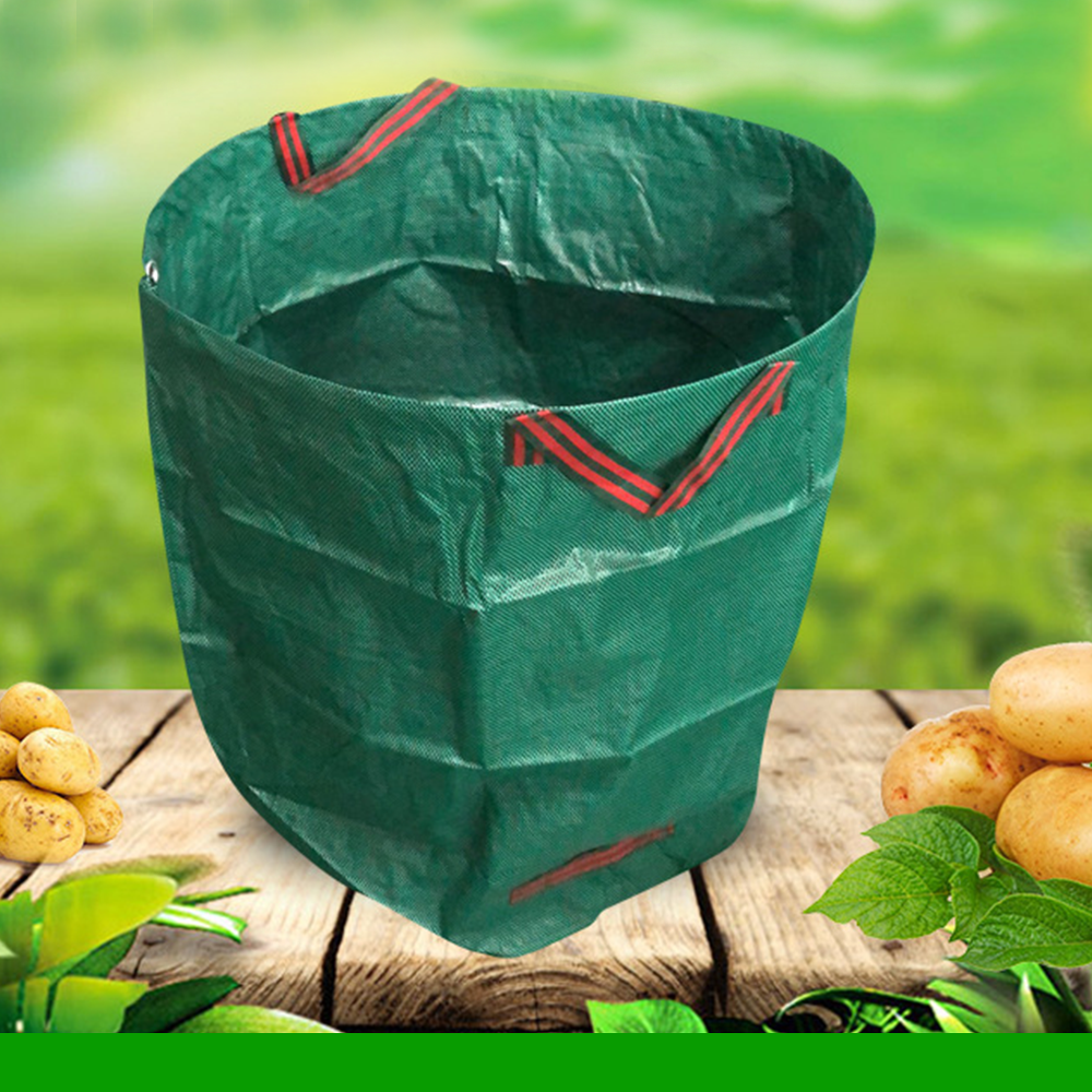 120L Large Garden Waste Bag Lawn Garden Leaf Grass Reusable Duty Rubbish Bag