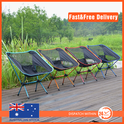 Mini Portable Folding Outdoor Camping Fishing Picnic Bbq Beach Chair Seat 5 Cols