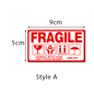 120X Fragile Sticker 90*50mm Handle Care Warning Label Stickers