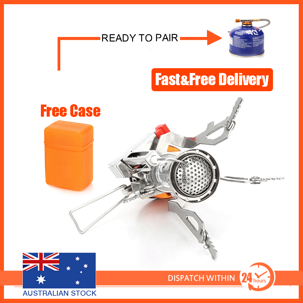 Portable Outdoor Picnic Gas Burner Foldable Camping Split Mini Steel Stove