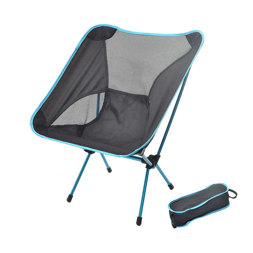 Mini Portable Folding Outdoor Camping Fishing Picnic Bbq Beach Chair Seat 5 Cols