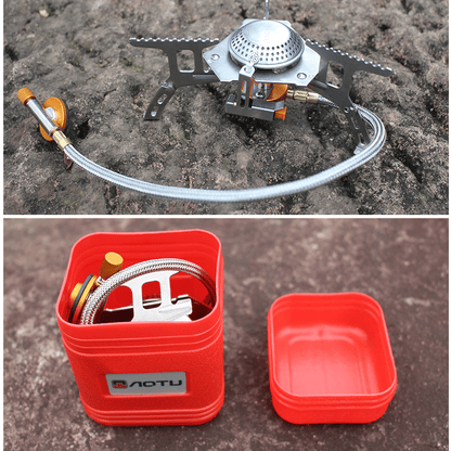 Outdoor Picnic Gas Jet Portable Stove Cooking Hiking Camping  Burner Cooker Gear