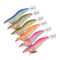 6 SQUID JIGS LURE 2.5 EGI GLOW TAIL Tackle Calamari Squid Jig Fishing Lures