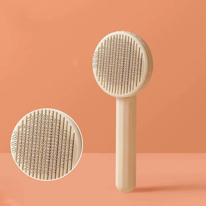Self Cleaning Pet Grooming Brush for Dogs & Cats with Massage Pins