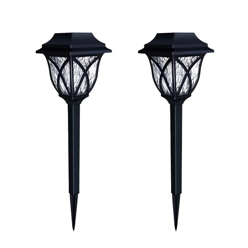 2 Pack LED Solar Lawn Lights Outdoor Waterproof Warm Light Model Garden Courtyard Walkway Villa Landscape Decorative Lights | Camping & Outdoor - Image 18