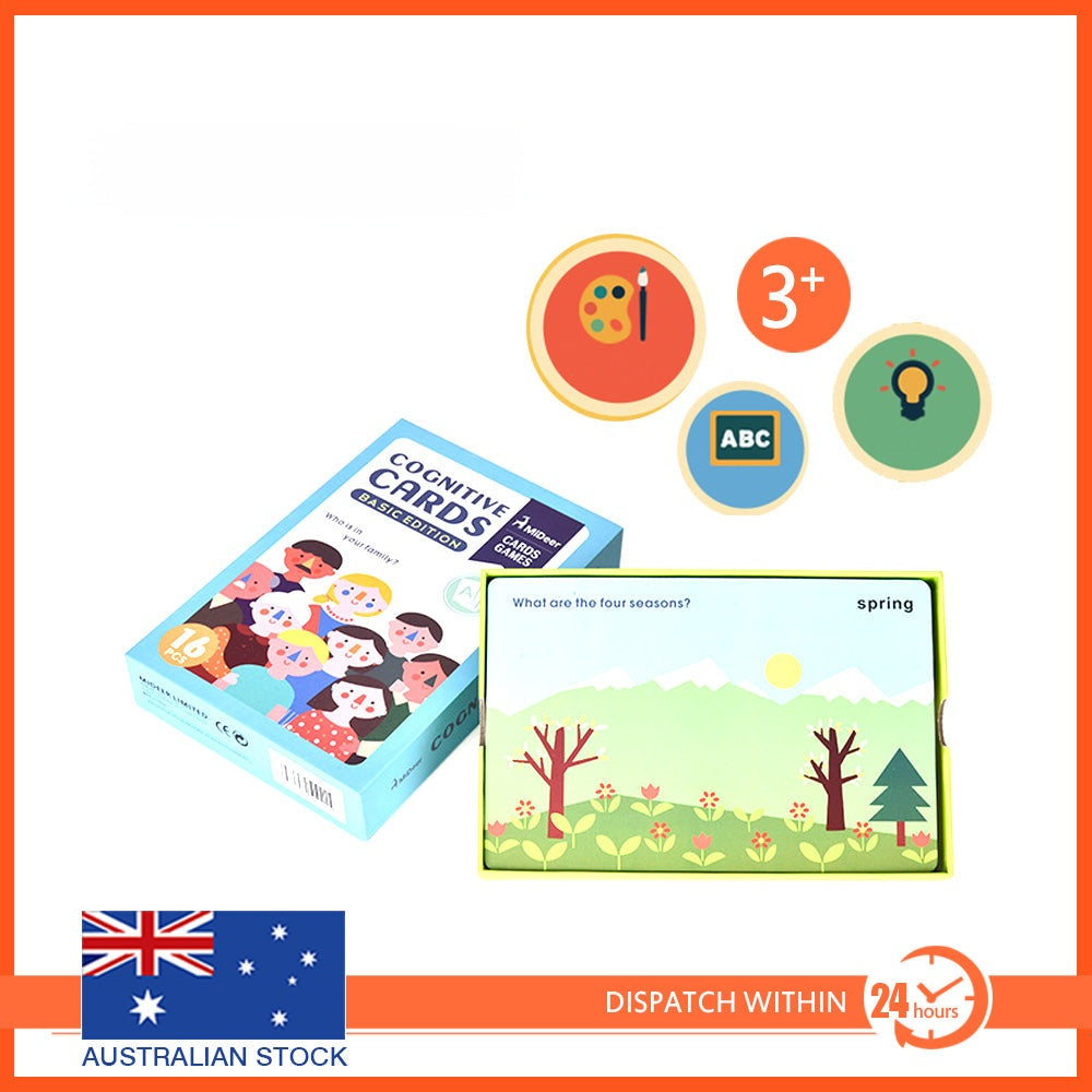 Cognitive Flash Cards Educational Learning-Basic | Pet Supplies - Image 1