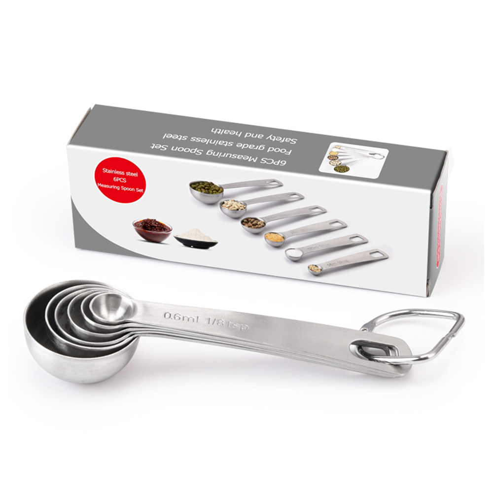Measuring Spoon 6PCS/1Set Tea Scoop Teaspoon Baking Cooking Kitchen Spoons Tool | Kitchen & Dining - Image 1