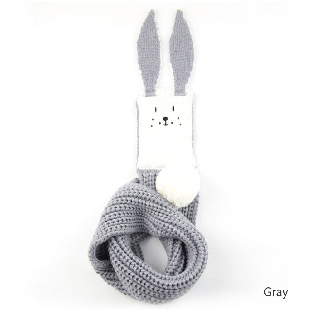 Kids Warm Scarf Cute Baby Kid Boy Girl Rabbit Knitted Scarves Neck Wrap Warmer Winter | Toys & Kids - Image 10