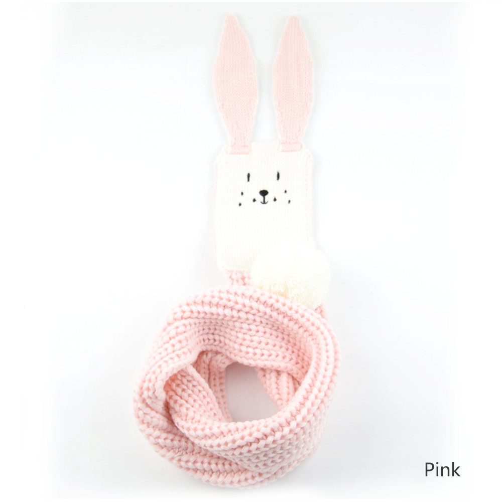 Kids Warm Scarf Cute Baby Kid Boy Girl Rabbit Knitted Scarves Neck Wrap Warmer Winter | Toys & Kids - Image 11