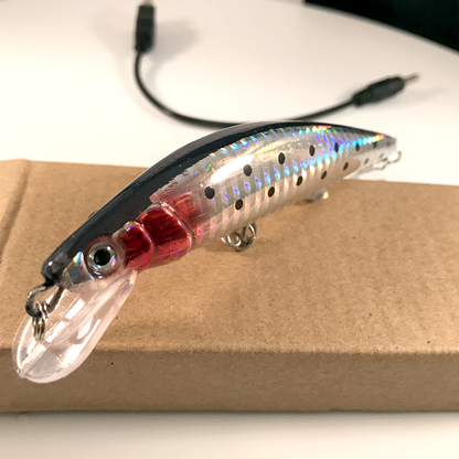 Floating Jerkbait Fishing Lure 13cm Minnow Popper with Magnet for Bass