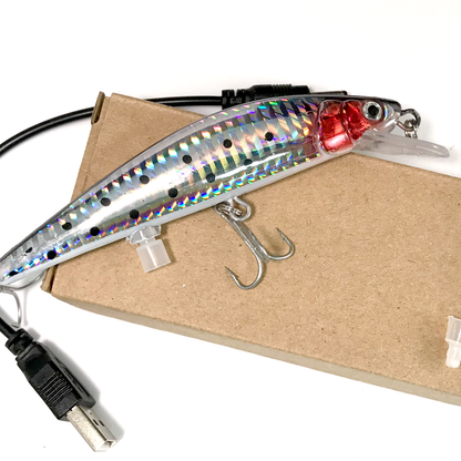 Floating Jerkbait Fishing Lure 13cm Minnow Popper with Magnet for Bass