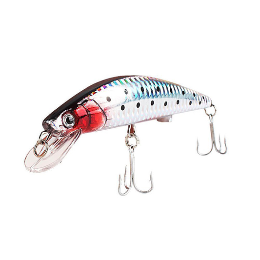 Rechargeable Fishing Lure 12cm USB Electric LED Vibrating Bait