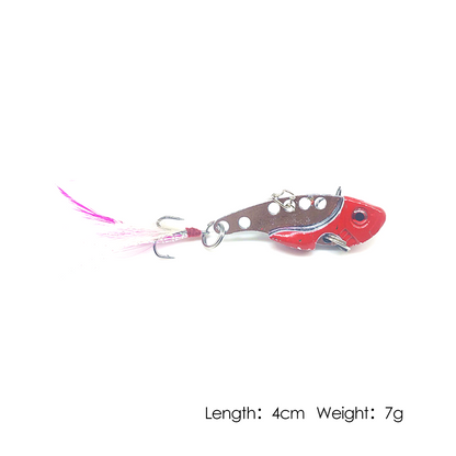 Metal VIB Fishing Lure 3g 7g 11g Treble Hook Bass Bream Cicada Vibration