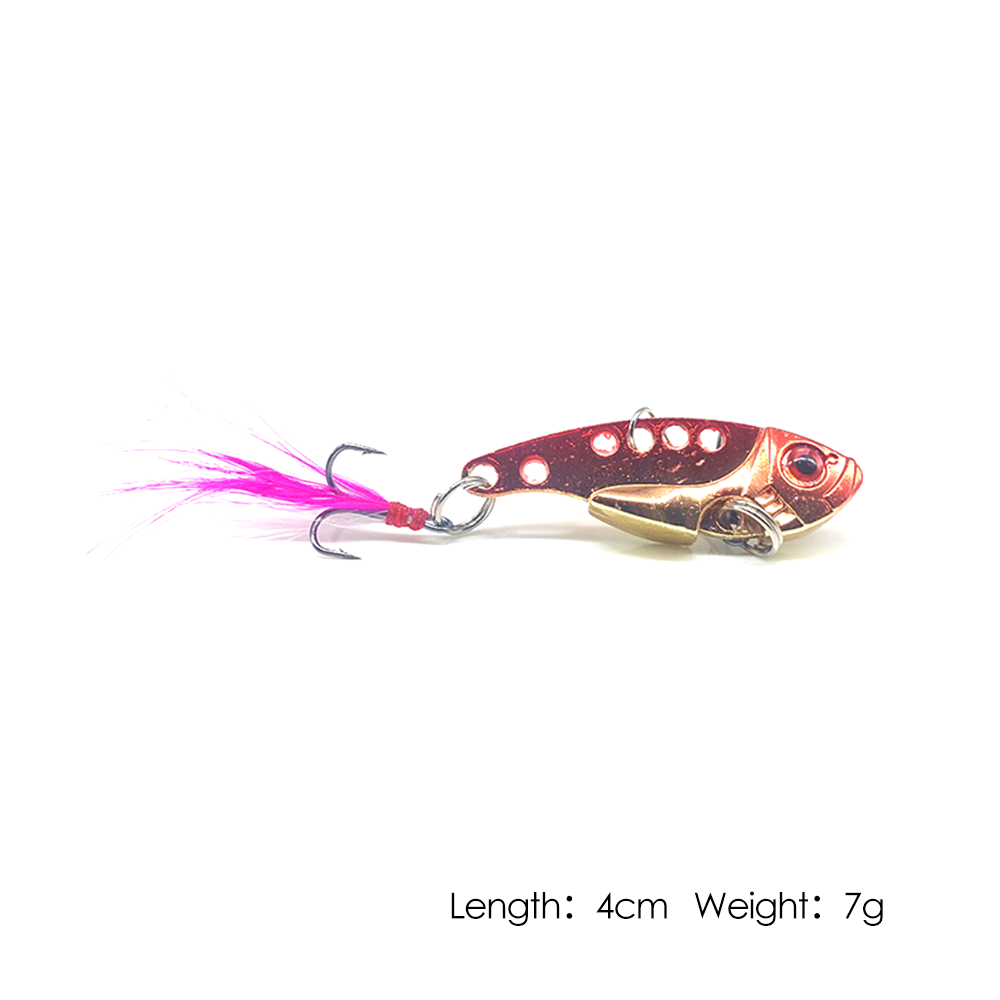 Metal VIB Fishing Lure 3g 7g 11g Treble Hook Bass Bream Cicada Vibration