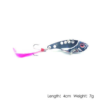 Metal VIB Fishing Lure 3g 7g 11g Treble Hook Bass Bream Cicada Vibration
