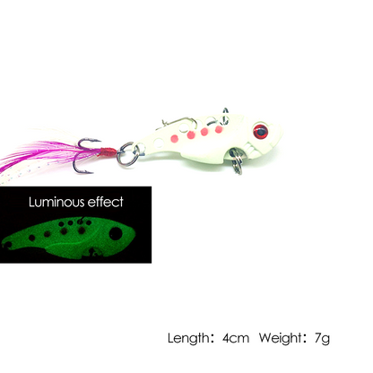Metal VIB Fishing Lure 3g 7g 11g Treble Hook Bass Bream Cicada Vibration