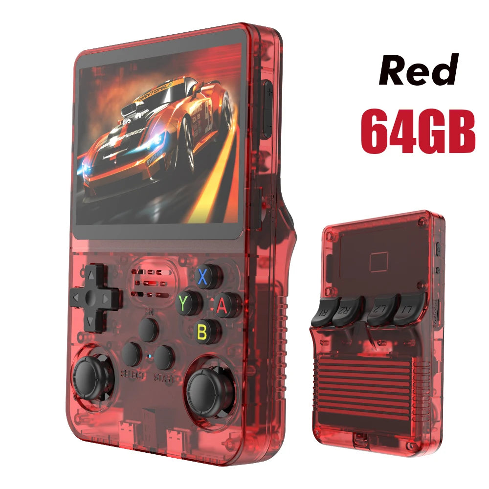 Retro Handheld Game Console 3.5" IPS Screen 64GB Linux Portable Player