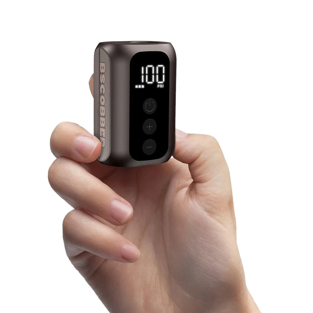 Portable Bike Tyre Inflator 100PSI Rechargeable Mini Air Pump Wireless