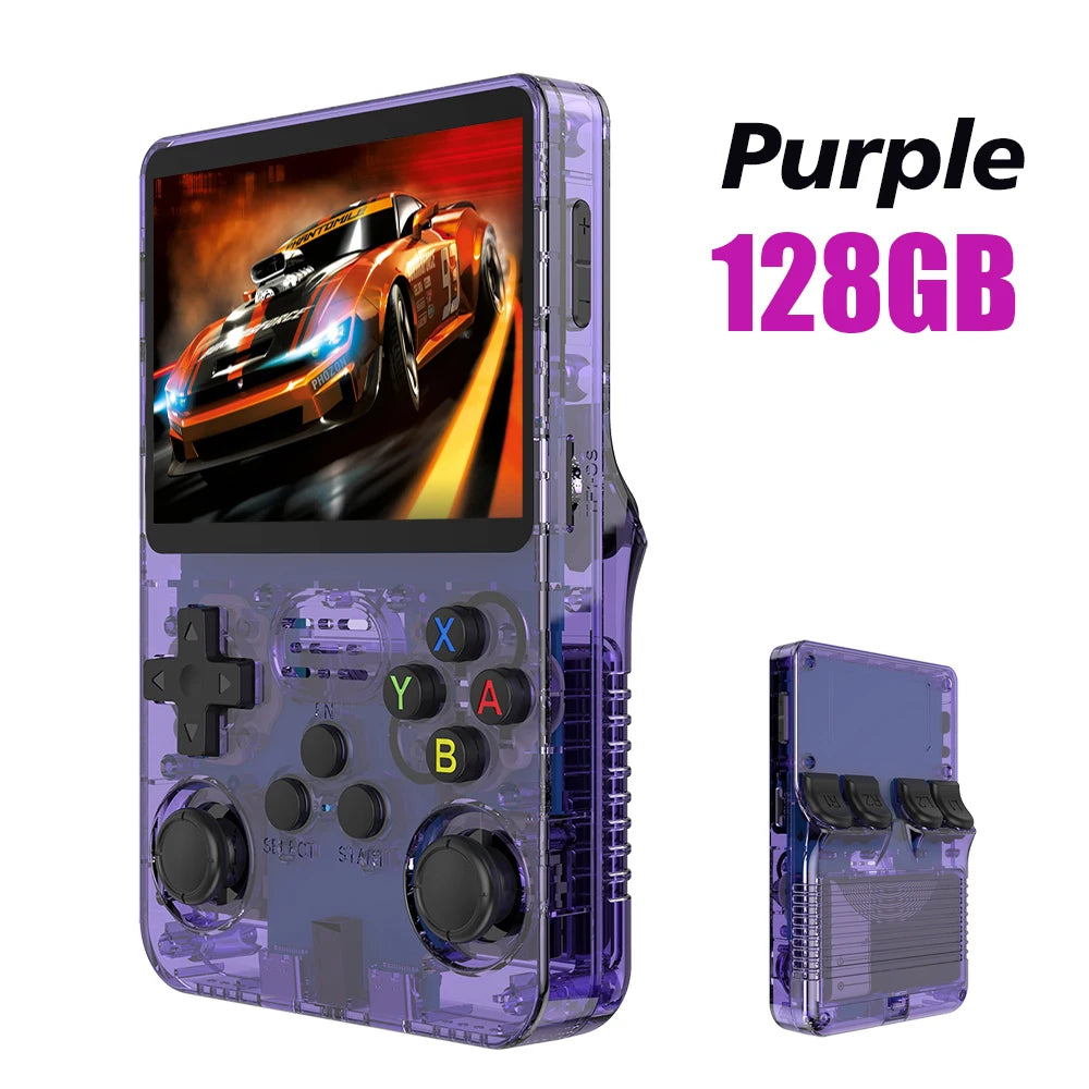 Retro Handheld Game Console 3.5" IPS Screen 64GB Linux Portable Player