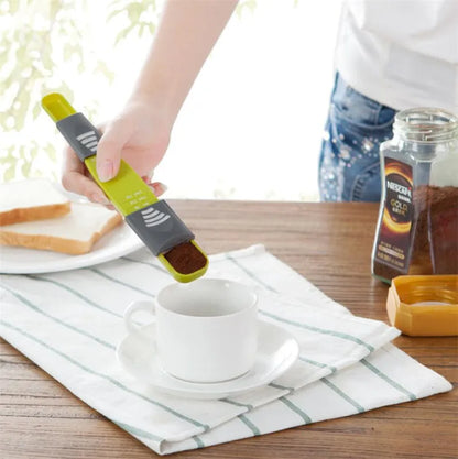 Adjustable Measuring Spoon 8-Level Double-Ended Kitchen Baking Tool