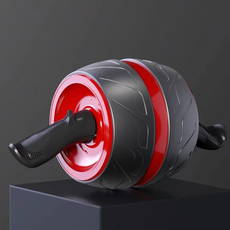 Ab Roller Wheel with Knee Pad Spring Rebound Core Strength Trainer