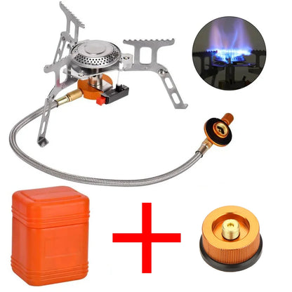 Camping Gas Stove Portable Burner Aluminium Alloy Outdoor Cooker AU