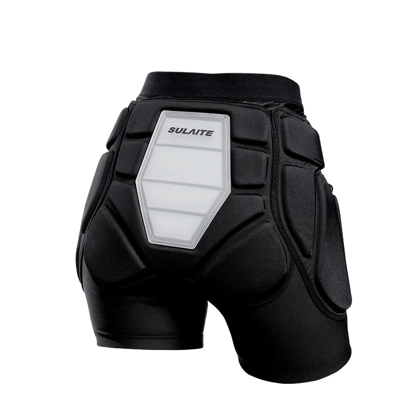 Padded Protective Shorts with Knee Pads EVA Silicone Hip Guard
