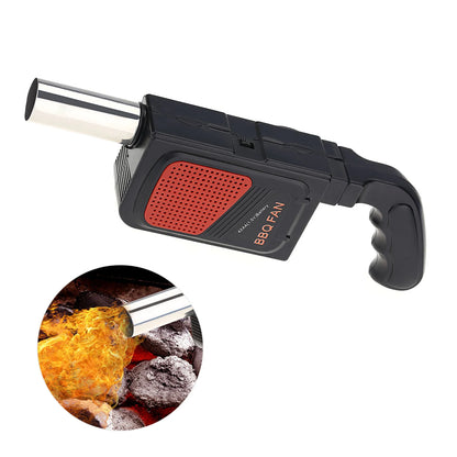 Electric BBQ Fan Air Blower Portable Handheld Camping Grill Fire Starter