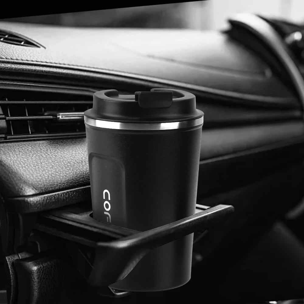 Stainless Steel Insulated Travel Mug 380ml 510ml Leak-Proof Thermos Cup