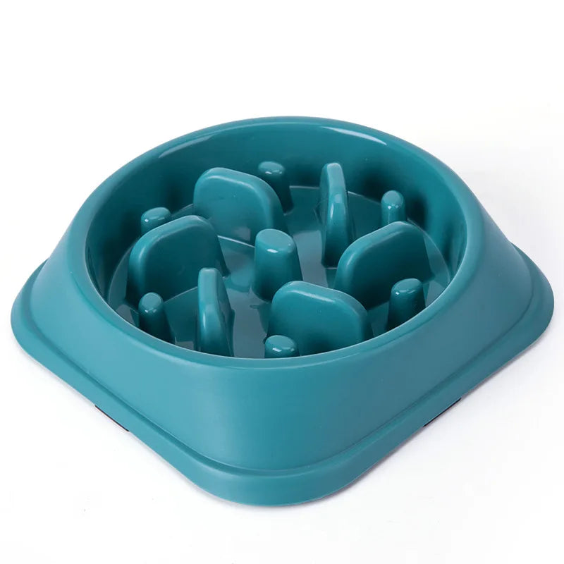 Slow Feeder Dog Bowl Non-Slip Puzzle Design for Small to Medium Dogs