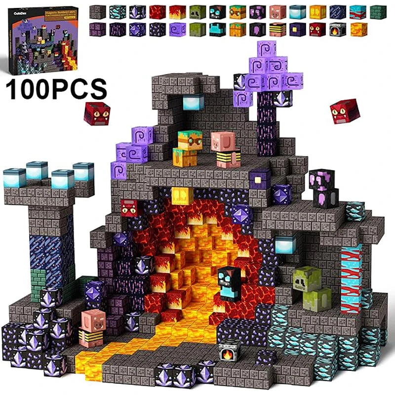 Magnetic Building Blocks 300pcs STEM Educational Toy Set Kids 3-10