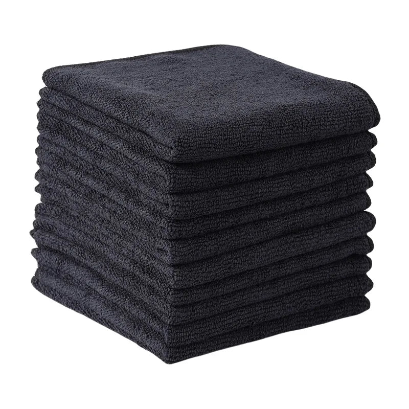 Microfiber Car Cleaning Cloths 30x30cm Double Layer Lint Free Towels