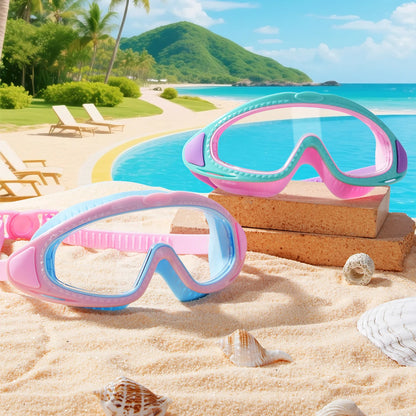 Swimming Goggles Adult Anti-Fog UV Protection Wide View Pool Goggles
