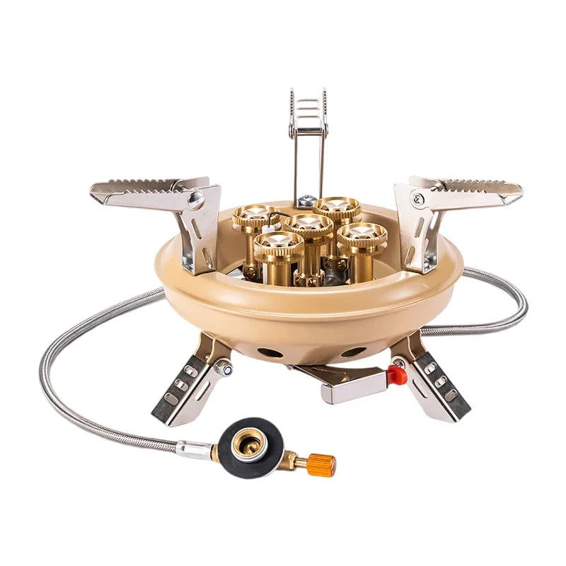 Portable Camping Gas Stove 16000W Piezo Ignition Butane Propane Burner