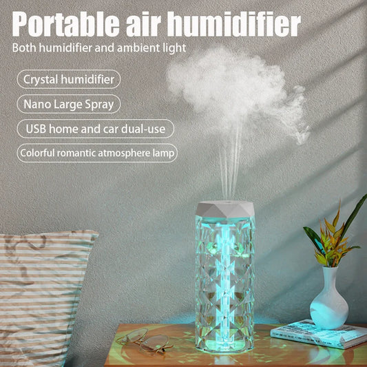 400ml USB Aroma Diffuser Humidifier Essential Oil Mist Maker RGB Light