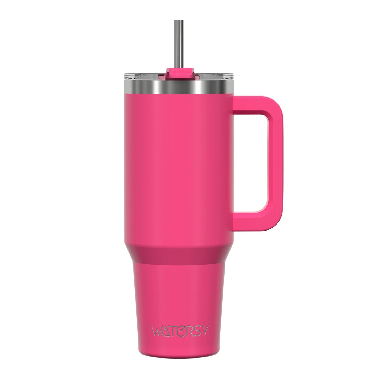 Insulated Tumbler with Handle & Straw 20oz 30oz 40oz Stainless Steel
