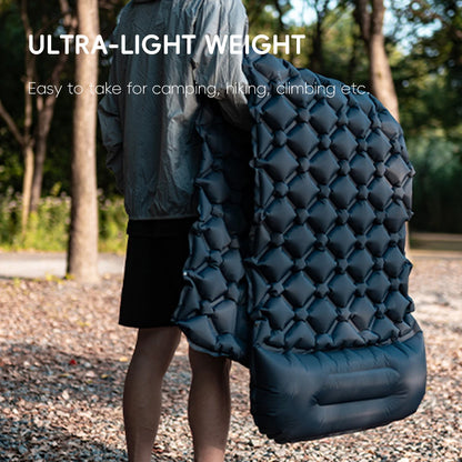 Inflatable Camping Mat 190x60cm Self-Inflating Sleeping Pad with Pillow
