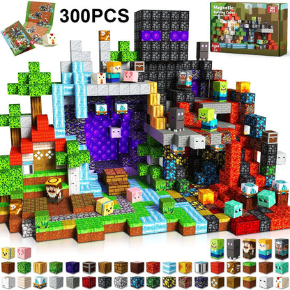 Magnetic Building Blocks 300pcs STEM Educational Toy Set Kids 3-10