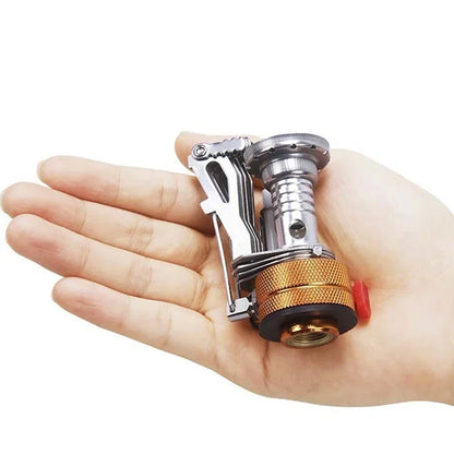 Portable Camping Gas Stove Aluminium Alloy Lightweight Outdoor Cooker AU