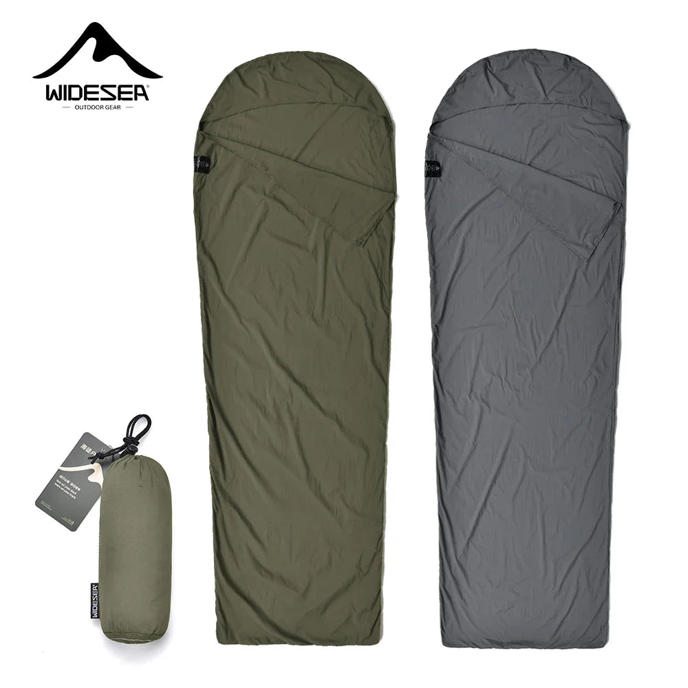 Ultralight Mummy Sleeping Bag Liner Single Person Camping Travel Backpack