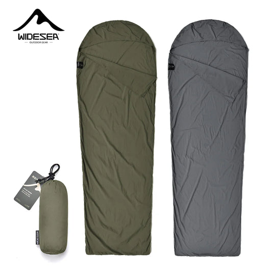 Ultralight Mummy Sleeping Bag Liner Single Person Camping Travel Backpack