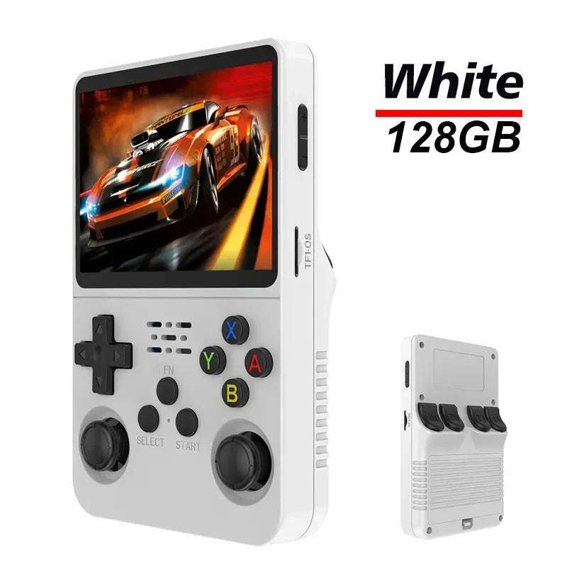 Retro Handheld Game Console 3.5" IPS Screen 15000+ Games 128GB Linux