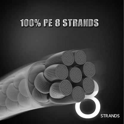 8 Strand Braided Fishing Line PE 300M 500M 1000M – Strong Abrasion Resistant