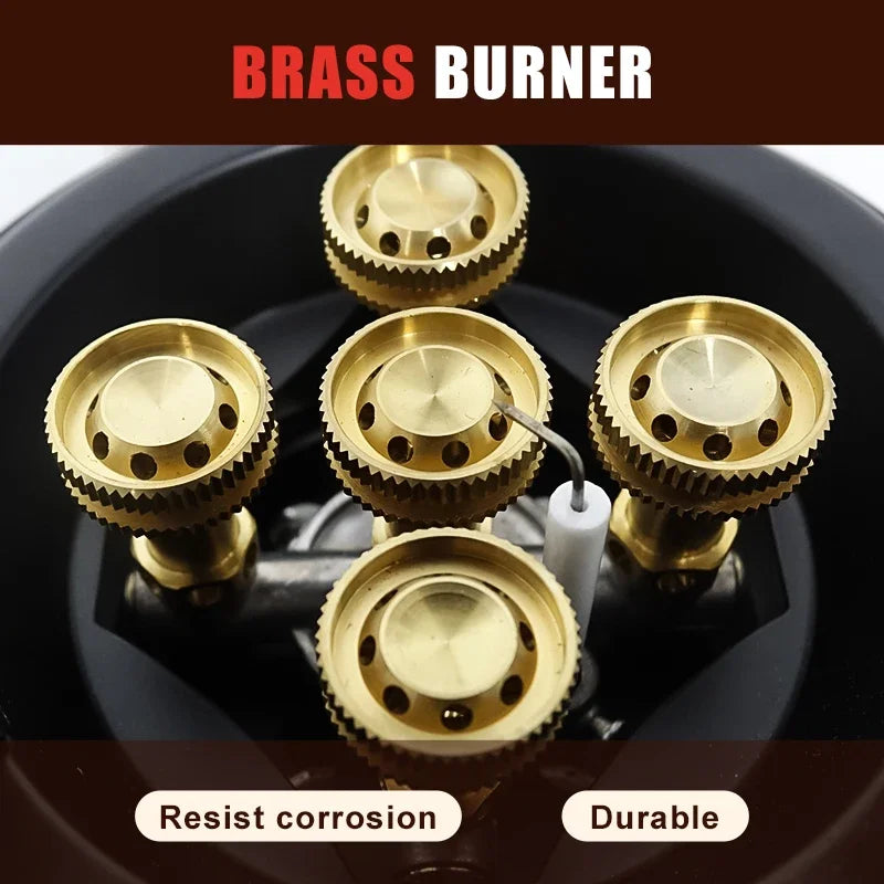 Portable Camping Gas Stove 16000W Piezo Ignition Butane Propane Burner